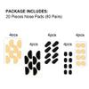 96 Pairs Eyeglasses Foam Nose Pads Self-Adhesive Reading Glasses Anti- for Slip Frame Stick-on Sponge Stickers Household Accessories, L view 3