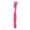 False Toothbrush Professional Plaque Removal Soft Hair Portable Denture Brush for Home Travel for The Elderly Pink view 1