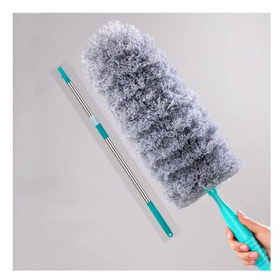 TOMYEUS Dusters Microfiber Duster Brush Extendable Hand Dust Cleaner Dusting Brush Home High Ceiling Fan Air-condition Car Furniture Ceiling Cleaning Tools Feather Dusters (Color : E-2.4M)