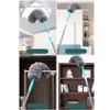 TOMYEUS Dusters Microfiber Duster Brush Extendable Hand Dust Cleaner Dusting Brush Home High Ceiling Fan Air-condition Car Furniture Ceiling Cleaning Tools Feather Dusters (Color : E-2.4M) view 2
