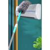 TOMYEUS Dusters Microfiber Duster Brush Extendable Hand Dust Cleaner Dusting Brush Home High Ceiling Fan Air-condition Car Furniture Ceiling Cleaning Tools Feather Dusters (Color : E-2.4M) view 4