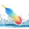 TOMYEUS Dusters Net Red Chicken Feather Duster Hair Duster Anti-static Household Dust Removal Color Plastic Nylon Cleaning Tool Feather Dusters (Color : Color 62cm(2pcs)) view 3