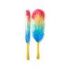 TOMYEUS Dusters Net Red Chicken Feather Duster Hair Duster Anti-static Household Dust Removal Color Plastic Nylon Cleaning Tool Feather Dusters (Color : Color 62cm(2pcs)) view 4