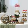 1 Pc 40th Anniversary Cake Toppers, Ruby Wedding Cake Toppers with 14Pcs Heart Cake Decorations Toppers Red 40th Wedding Anniversary Cake Decorations Glitter Cake Topper for Celebration Party Supplies view 2