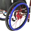 22/24inch Hand Push Cover Wheelchair Push Rim Covers Wheelchair Rear Wheel Push Ring Silicone Protective Cover Wheelchair Accessories Non-Slip Wear-Resistant Improve Grip and Traction,001,24inches view 1