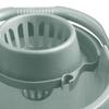 16L Litre Mop Bucket With Wringer Lightweight Plastic Bucket Floor Cleaning Home Office School- Select Your favourite Colour!! (Silver Sage) view 2