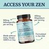 Magnesium Ashwagandha | Stress Relief & Rest for Adults | Relax, Reset, Support Calm Mood & Muscle Health with Magnesium Citrate & Oxide 400 mg + Ashwagandha 500 mg | Calming Supplements | 120 Ct view 4