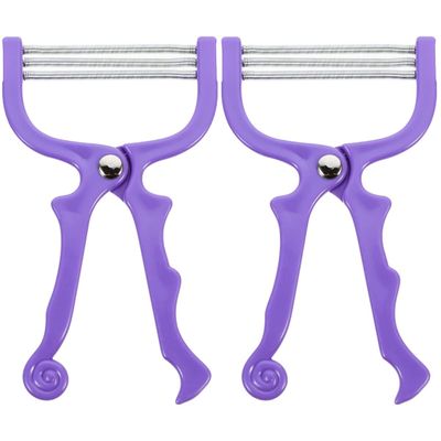 Beaupretty 2pcs Spring Manual Facial Hair Remover Hair Epilator Face Threader for Easy Removal Suitable for Eyebrow and Nose Care Random Color