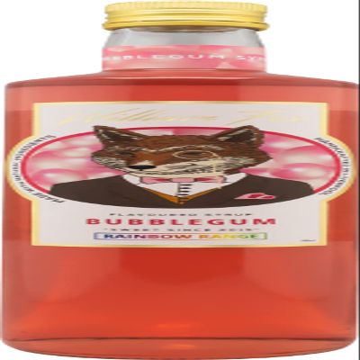 William Fox Premium Rainbow Range Bubblegum Syrup 75cl