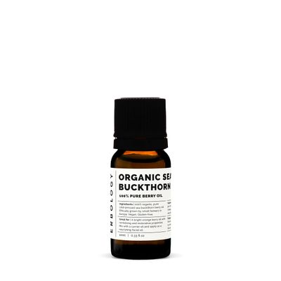 100% Organic Sea Buckthorn Oil 10ml - Cold-Pressed 50:1 - Premium Quality - Rich in Omega-7 and Beta-Carotene - Straight from Farm - Non-GMO - No Additives or Preservatives - Recyclable Glass Bottle