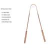4 Pack Copper Tongue Cleaner Scraper Fights Bad Breath Treatment for Adults Kids Oral Care Hygiene, Thick Safe Blunt Edges Flexible handle and Comfortable Grip view 4