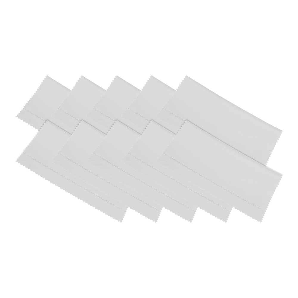 PATIKIL Eyeglass Microfiber Cleaning Cloth 6"x6", 10 Pack Glasses Cleaning Cloth Soft Wipe Screen Cloth for Camera Lens Eyeglasses Screens in Individual Vinyl Pouch, Grey