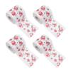 Alipis 4 Rolls Xmas Pattern Toilet Paper Christmas Theme Decorative Tissue Roll Double-Layer Napkins for Party Restroom Wood Material Dinner Paper for Christmas Table view 1