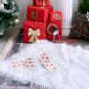 Alipis 4 Rolls Xmas Pattern Toilet Paper Christmas Theme Decorative Tissue Roll Double-Layer Napkins for Party Restroom Wood Material Dinner Paper for Christmas Table view 4