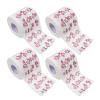 Alipis 4 Rolls Christmas Toilet Roll Xmas Pattern Napkin Double-Layer Toilet Paper Creative Printing Kitchen Towel Festive Home Decor Dinner Table Supply view 1