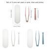 3 Packs Contact Lens Applicator Contact Lens Remover Tools and Contact Lens Tweezers Contact Lens Suction Stick Handler with Storage Case, Pink, Blue, White view 2