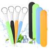 4 Pcs Tongue Scraper,Tongue Scraper with Case Cleaner Stainless Steel Tongue Brush Set for Adults & Kids,Toungescraper with Travel Case Tongue Scrapers for Adults Kids - Oral Hygiene & Fresh Breath view 1