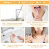 4 Pcs Tongue Scraper,Tongue Scraper with Case Cleaner Stainless Steel Tongue Brush Set for Adults & Kids,Toungescraper with Travel Case Tongue Scrapers for Adults Kids - Oral Hygiene & Fresh Breath view 4