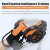 HNCXHX Rehabilitation Robot Gloves, Hand Grip Strengthener,Hemiplegia Finger Rehabilitation Trainer,Prevent Stiffness Stroke Hemiplegia,M-LeftOrange view 3