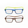 SIKAITE Blue Light Blocking Glasses Magnetic Reading Glasses Computer Wrapped Reader (brown and blue, 3.0, diopters) view 2