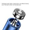 Ear and Nose Hair Trimmer - USB Rechargeable Nose Trimmer for Men & Women with Replaced Cutterhead, Eyebrow Facial Hair Trimmer, 360 Rotating Trimming, 3D Floating Veneer Design view 3