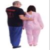 FERRUCCI COMFORT Onesies pajamas with Back Zip for elderly, winter fabric - 9014/1 - For incontinence, Alzheimer's or dementia, Jumpsuit (XS, Rosa) view 2
