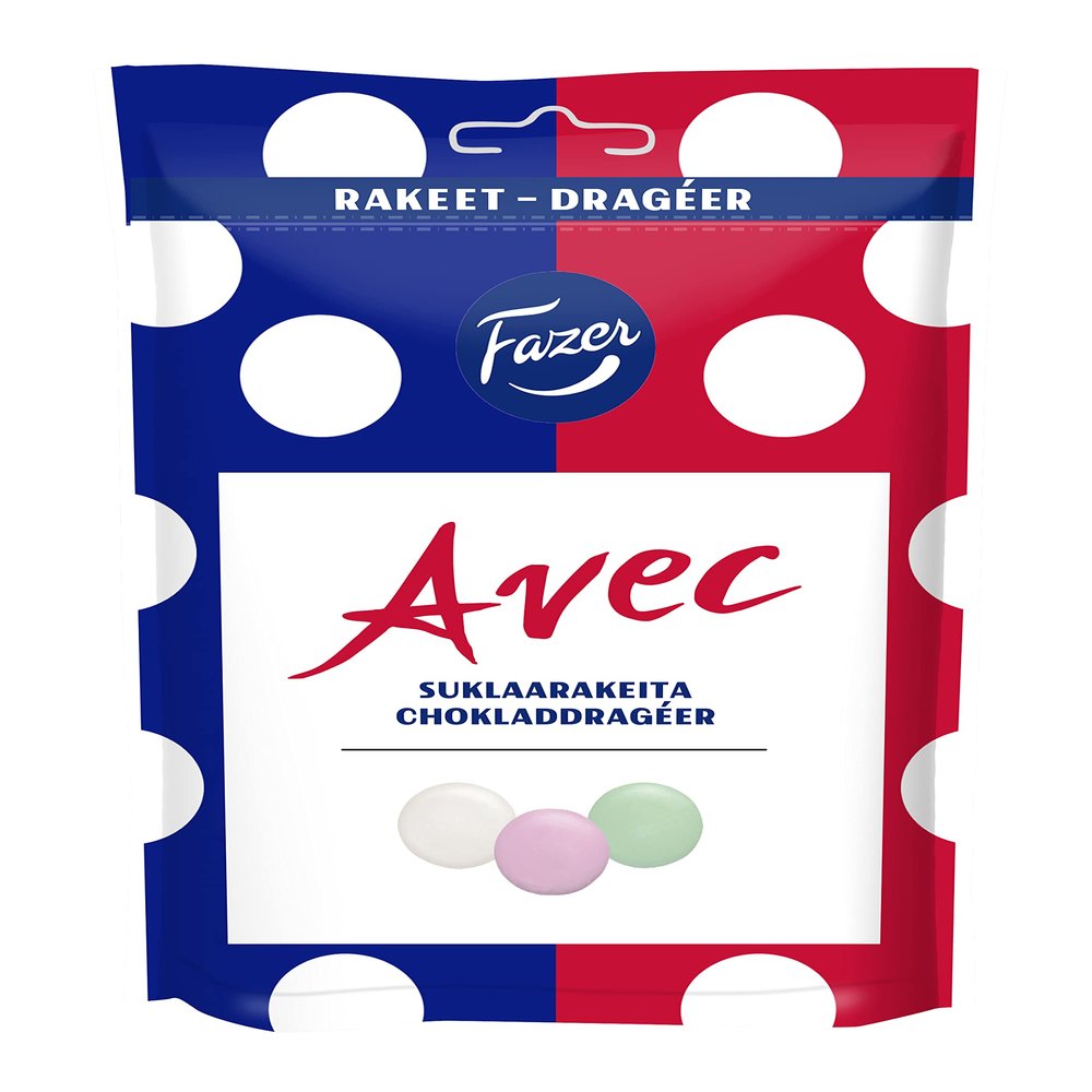 21x175g Fazer Avec candy drages bags