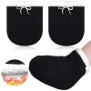 2 Pcs Cast Toe Cover Sock Thick and Warm Foot Cast Sock Adjustable Cast Toe Cover Foot Warmer Black Warm Plaster Stocking Protective for Women and Men Leg Foot Ankle When Walking (13.39 x 10.24 Inch) view 1