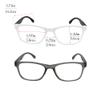 2 Pack Mens Womens Lightweight Flexible Reading Glasses Readers Eyeglass with Spring Hinges (grey and white, 2.5, diopters) view 2