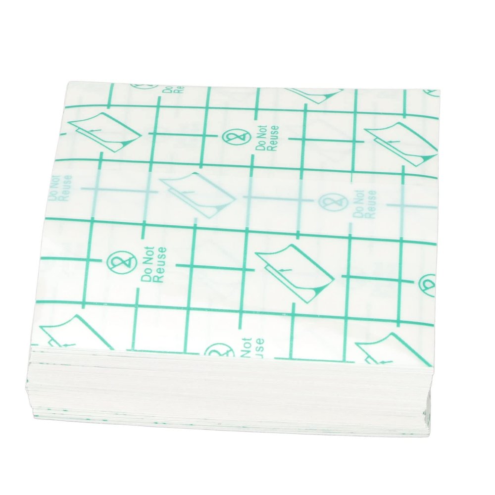 100Pcs Adhesive Waterproof Bandage Cover Clear Disposable Transparent Stretch Film Dressing