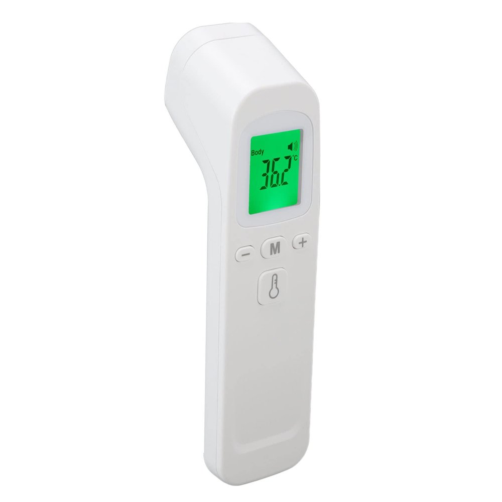Touchless Infrared Forehead Thermometer with Fever Alarm - 3 Color LCD Memory Function, Instant 2s Accuracy Readings for Adults, Kids, Baby & Whole Family