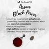 Assam Tea Black Power (100g) Loose Leaf Tea TGFOP - Tippy Golden Flowery Orange Pekoe Strong Rich Malty with Caramel Notes Deep, Red-Brown Infusion Perfect for Morning, Resealable Pouch view 3