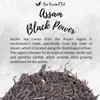 Assam Tea Black Power (100g) Loose Leaf Tea TGFOP - Tippy Golden Flowery Orange Pekoe Strong Rich Malty with Caramel Notes Deep, Red-Brown Infusion Perfect for Morning, Resealable Pouch view 4