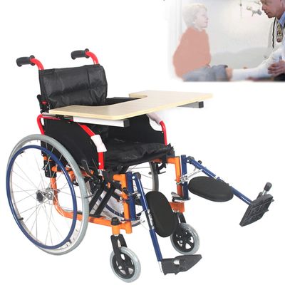 GUNEL Kids Pediatric Wheelchair Wheelchair for children's Fracture and Injury Rehabilitation, Aluminum Alloy Lightweight Folding Leg Lift Small Trolley (Size : D)