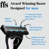 FFS Beauty 5-Blade SmoothGlide Razor Cartridge Head Refills Pack of 8 - Durable, Diamond Coated Titanium Blade & Styling Trimmer view 2