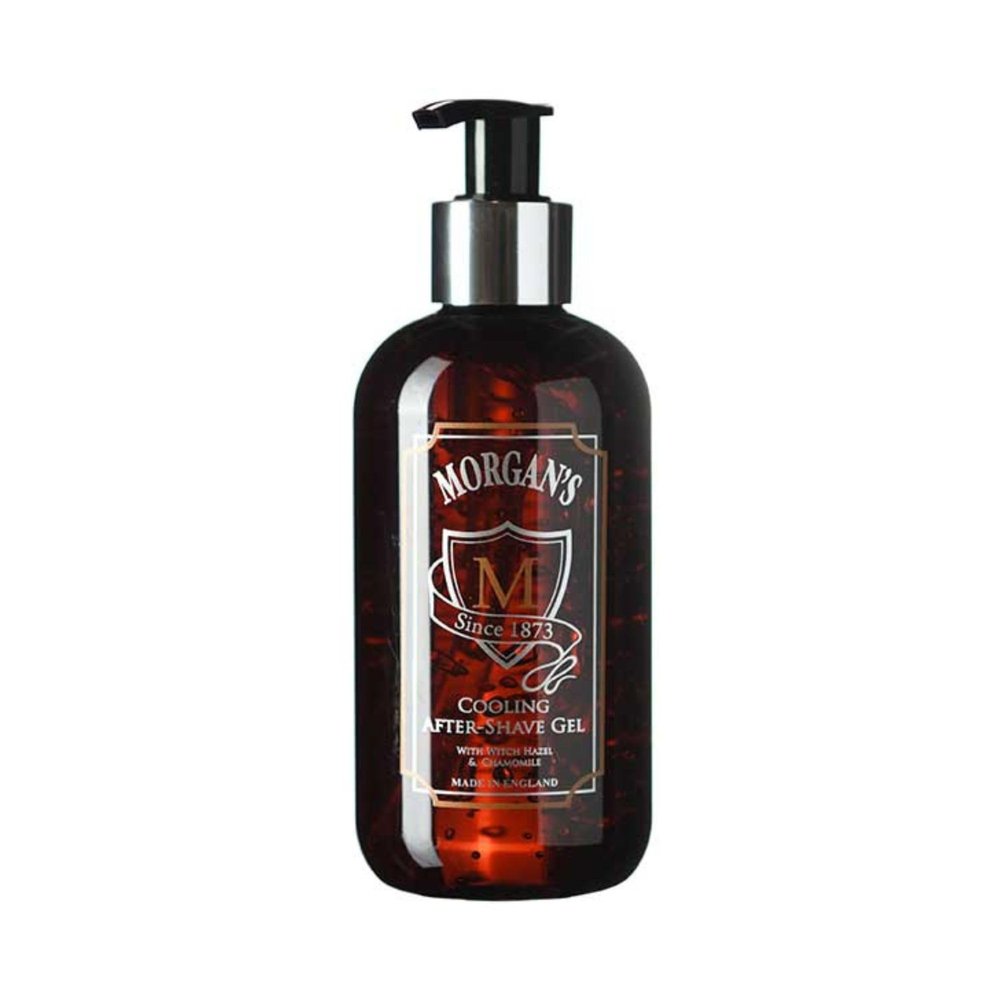 Morgan's Pomade Cooling After-Shave Gel, Soothing and Refreshing Post Shave Gel with Witch Hazel and Chamomile, Lime and Black Pepper Scent 250ml