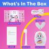 Tueocity Kids Electric Toothbrush U Shaped Chewable Silicone Toddler Electric Tooth Brush for 2 Years +, Rechargeable Kids Toothbrushes 3-5 4 7 6-8 6-12 Years Old for Children Boys and Girls (Pink) view 3