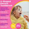 Tueocity Kids Electric Toothbrush U Shaped Chewable Silicone Toddler Electric Tooth Brush for 2 Years +, Rechargeable Kids Toothbrushes 3-5 4 7 6-8 6-12 Years Old for Children Boys and Girls (Pink) view 4
