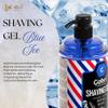 Gabri Shaving Gel 1000ml, Transparent, No Foam, Ultra Sensitive Shaving Gel for Men, Moisturizing, Soothes, Protects, Clean Skin, Professional Barbers & Traditional Shaving (Blue Ice) view 3