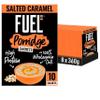 FUEL10K Salted Caramel Protein Porridge Oat Cereal Sachets, 10 x 36 g (Pack of 8) view 1