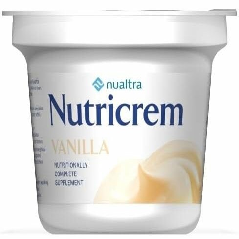 Nualtra Nutricrem (4x125g pots) - Choice of 4 delicious flavours (Vanilla)