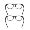 2 Pack Lightweight Reading Glasses Readers with Spring Hinge Premium Wood Grain Temples for Men Women (brown and dark green, 2.0, multiplier_x) view 3