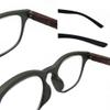 2 Pack Lightweight Reading Glasses Readers with Spring Hinge Premium Wood Grain Temples for Men Women (dark green and purple, 3.0, multiplier_x) view 4