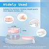 Denture Bath Box, Retainer Case for Braces, Leakproof Portable Retainer Box, Denture Cleaning Kit with Cleaner Brush Carabiner, Strainer & Mirror, Denture Cup for Aligner Retainer Mouth Guard view 3