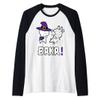 Baka! Idiot! Anime Funny Halloween Toilet Paper Mummy Raglan Baseball Tee view 1