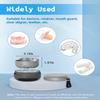 Denture Bath Box, Retainer Case for Braces, Leakproof Portable Retainer Box, Denture Cleaning Kit with Cleaner Brush Carabiner, Strainer & Mirror, Denture Cup for Aligner Retainer Mouth Guard view 3