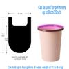 4 GALLON Bathroom Trash Bags , 5 Rolls/100 Counts Small HANDLES Garbage Bags for Office, Kitchen,Bedroom Waste Bin,Colorful Portable Strong Rubbish Bags (Rose gold 100Counts) view 3