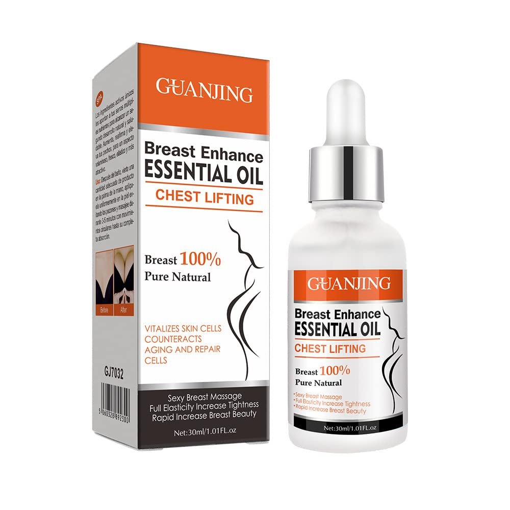 Breast Enhancement Oil Increase Bust Circumference Breast Lift Suitable for Breast Growth and Enlargement 2 Pack