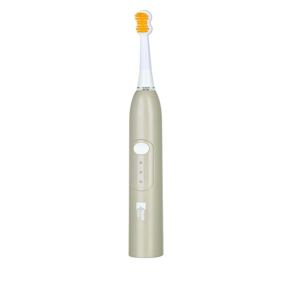 edelwhite Sonic Toothbrush Toothbrush Master.com Hydrodynamic Active with 3 Cleaning Functions, Travel Lock and Memory in Environmentally Friendly Packaging