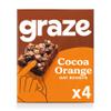 Graze Healthy Snacks - Cocoa Orange Oat Snack Bars, Vegan friendly 4x30g view 1